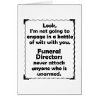 Directeur des pompes funèbres de joute d'esprit