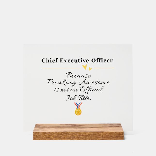 Directeur général drôle (Recto)