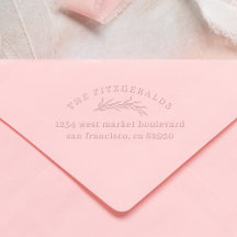 Direction botanique dessinée à la main Adresse de 