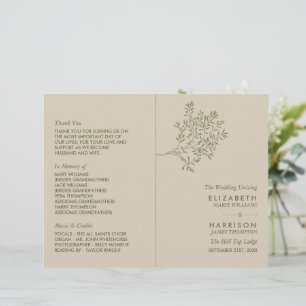 Direction de l'olivier, Programme de mariage rusti