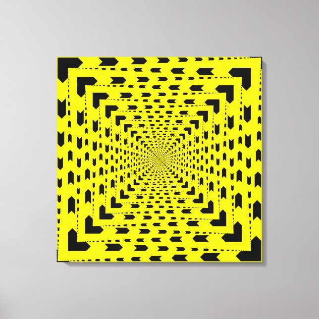 direction everywhere canvas print (Front)