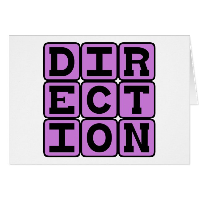 Direction, Motivationnel (Devant horizontal)
