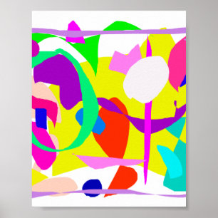 Directions Alphabet Sense Fence Avocado Paint Poster