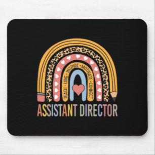 Director 100th Day Of School Assistant Manager Mouse Pad
