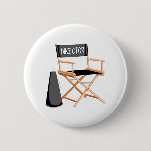 Director Chair 2 Inch Round Button
