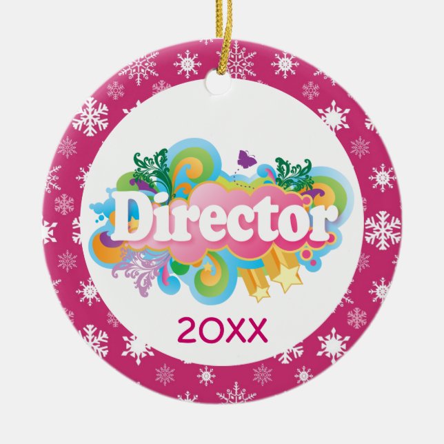 Director Christmas Ornament (Front)