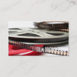 Director Clapperboard Film Movies Producer Act Business Card
