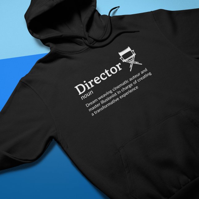 Director Definition Dark Mode - Filmmaker Hoodie (Creator Uploaded)