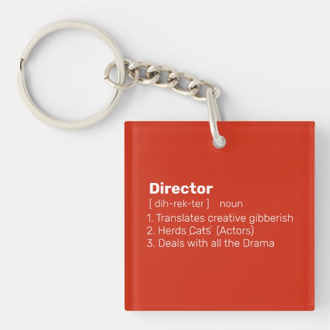Director definition keychain (Front)