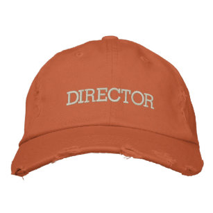 Director embroidered hat