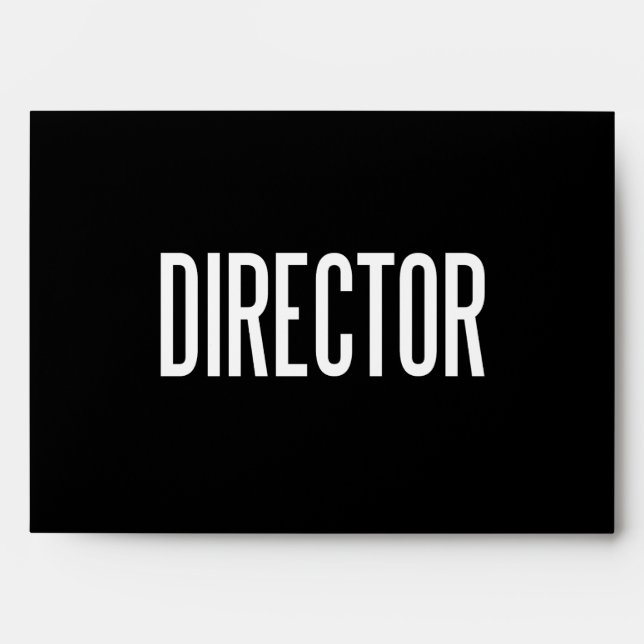 Director envelope A7 (Front)
