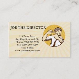 Director Movie Maker Framing Shot With Hands Business Card