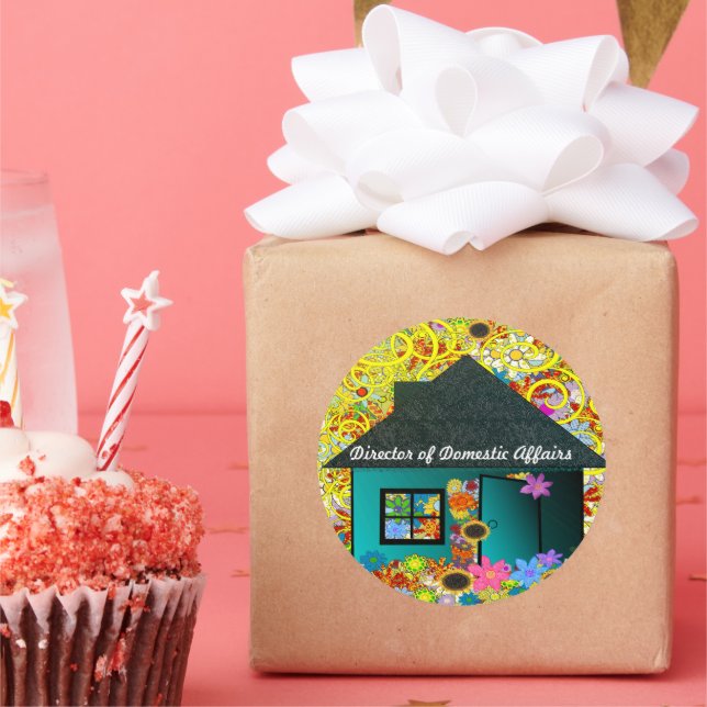 Director of Domestic Operations Classic Round Sticker (Party)