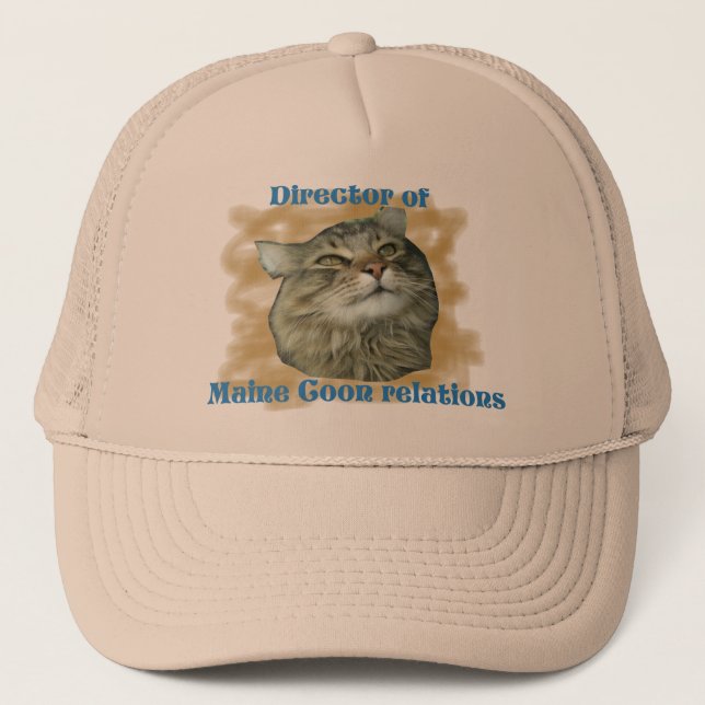 Director of Maine Coon relations Trucker Hat (Front)