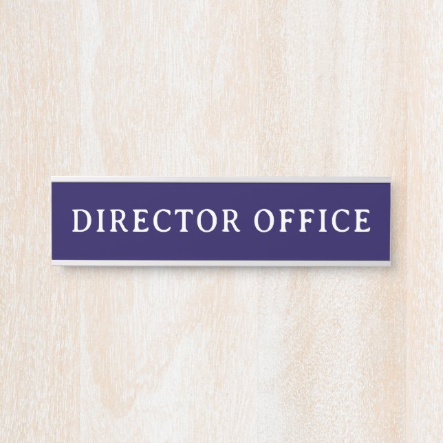 DIRECTOR | Professional Modern Door Name Plate  (Front)