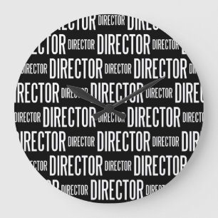 Director round large clock
