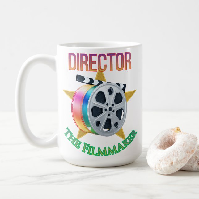 Director - The Filmmaker Classic Mug (Avec donut)