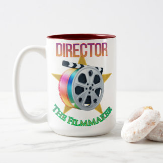 Director - The Filmmaker Two-Tone Mug