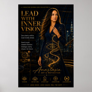 Diriger avec une vision intérieure – Affiche de le