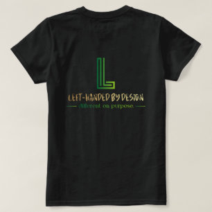 Dirigez avec votre T-shirt féminin pour gauchers