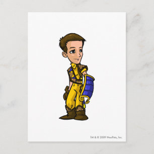 Dirigibles Lost Desert Staff Player Postcard