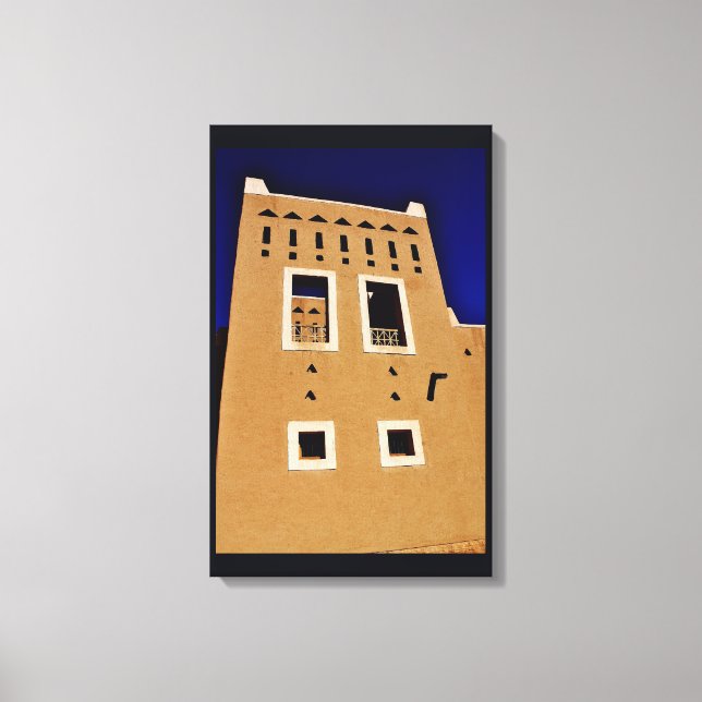 Diriyah Architecture Canvas Print (Front)