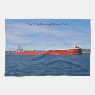 Dirk S. VanEnkevort & Michigan Trader kitchen towe Towel