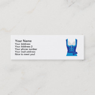 Dirndl Oktoberfest Dress Mini Business Card