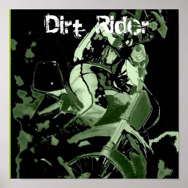 Dirt Bike 1, Dirt Rider Poster (Front)