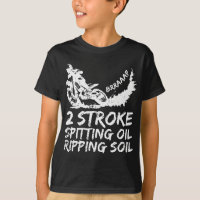 Dirt Bike 2 Stroke Spitting Oil Motocross