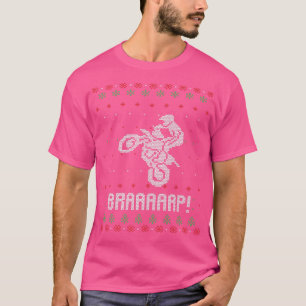 Dirt Bike Braap Ugly Christmas Sweater funny motoc