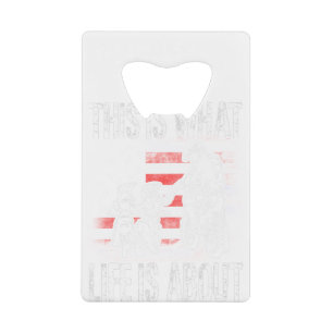 Dirt Bike Dad Motocross Motorcycle FMX Biker Credit Card Bottle Opener