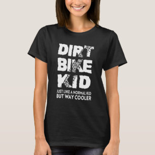 Dirt Bike Kid Motocross Riding Boys Racing T-Shirt