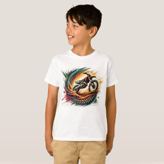 Dirt Bike Kids Tee Shirt