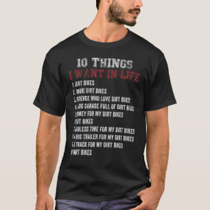Dirt Bike Motocross Biking   Moto Riding T-Shirt