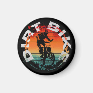 Dirt bike motocross rider magnet