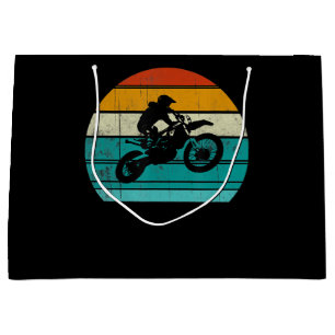 Dirt Bike Motorcycle Gift For Men Large Gift Bag