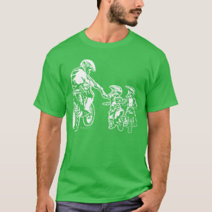 Dirt Bike Motorcycle Motocross Father Biker Son So T-Shirt