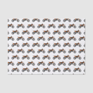 Dirt bike off-road motorcycle / motocross cartoon tissue paper