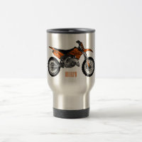 Dirt bike off-road motorcycle / motocross cartoon