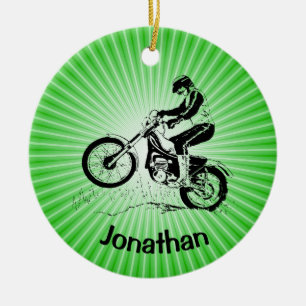 Dirt Bike Ornament