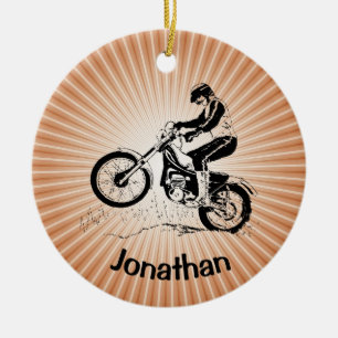 Dirt Bike Ornament