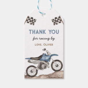 Dirt Bike, Racing Bike, Motocross Gift Tag