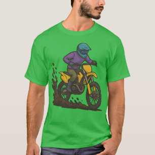 Dirt Bike Rider in Action T-Shirt