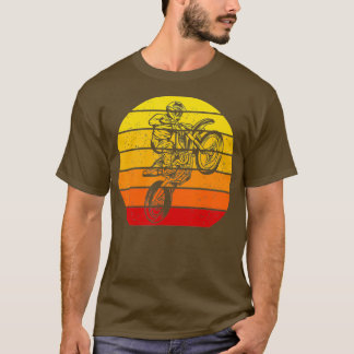 Dirt Bike Rider Motocross Dirt Biking Retro T-Shirt