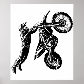 Dirt Bike Rider  Poster