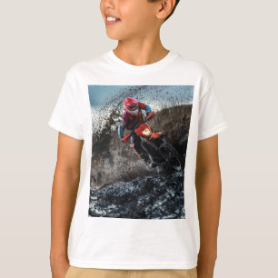 Dirt bike rider throw pillow T-Shirt