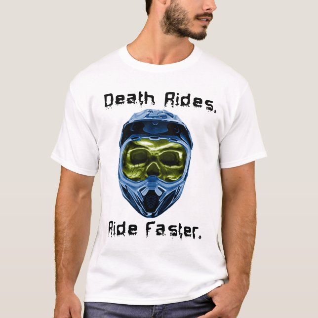 Dirt Bike Shirt - Death Rides (Front)