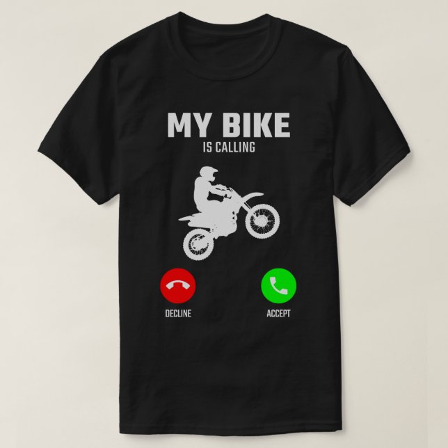 dirt bike T-Shirt (Design Front)