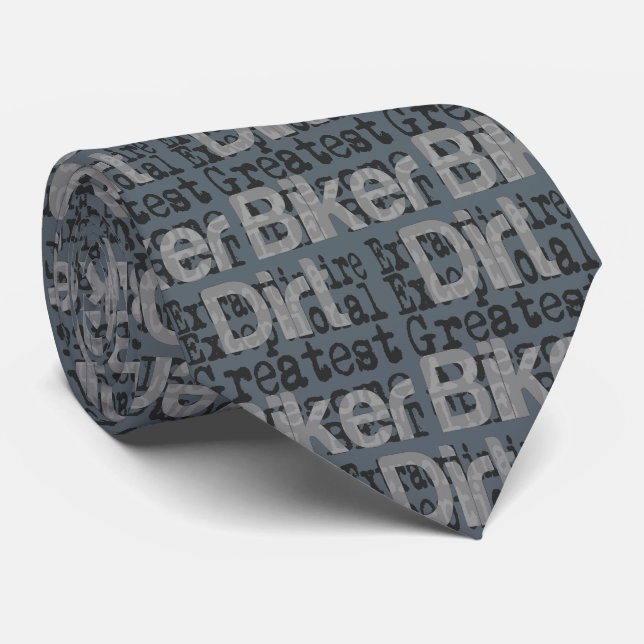 Dirt Biker Extraordinaire Tie (Rolled)